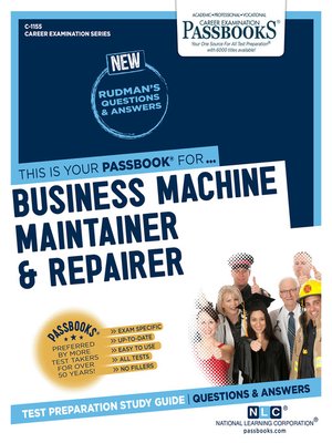 cover image of Business Machine Maintainer & Repairer